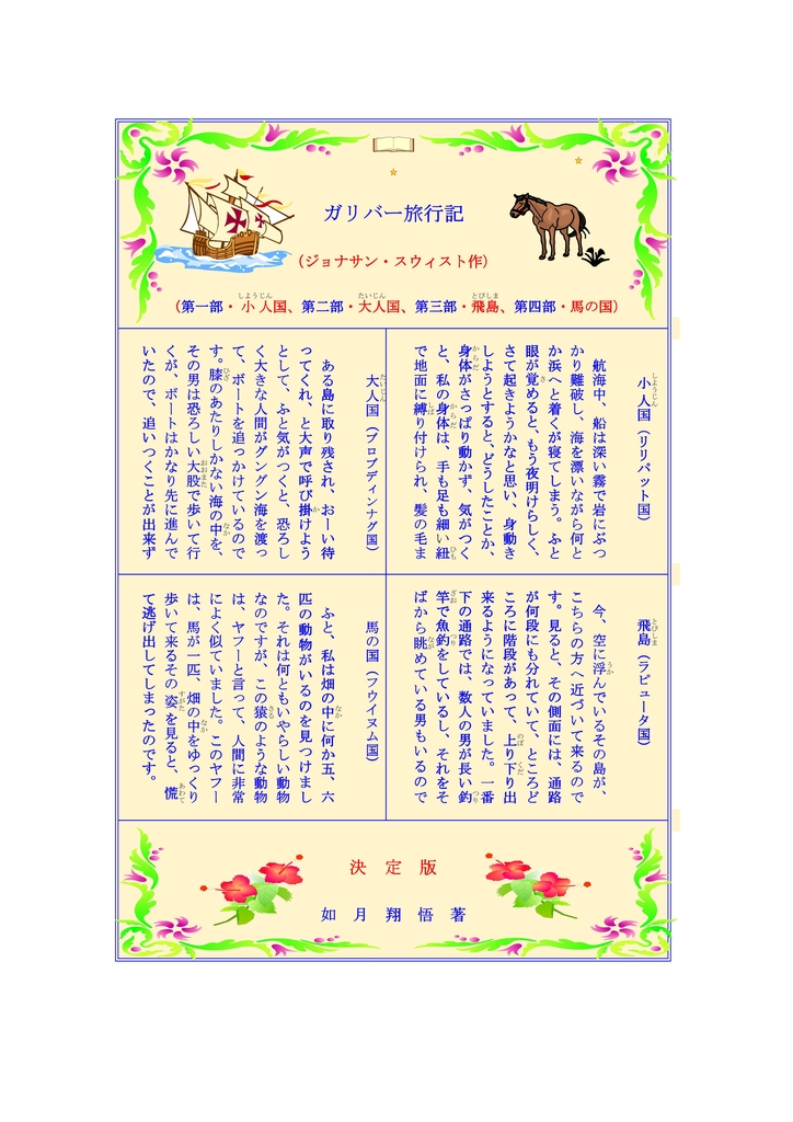 ガリバー旅行記 パブー 電子書籍作成 販売プラットフォーム